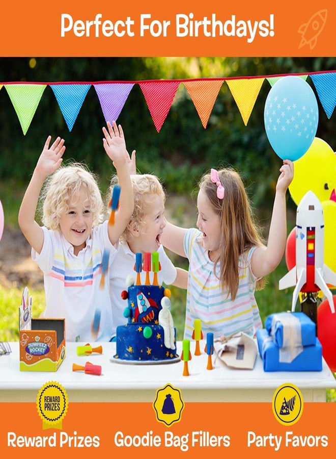 IPIDIPI TOYS ألعاب IPIDIPI TOYS Jumpeez Jumping Rocket Poppers - عبوة من 24 لعبة إطلاق زنبركية للأطفال - مثالية كهدية للأطفال، أو هدايا لحفلات أعياد الميلاد، أو جوائز مدرسية للأولاد والبنات - Image 3